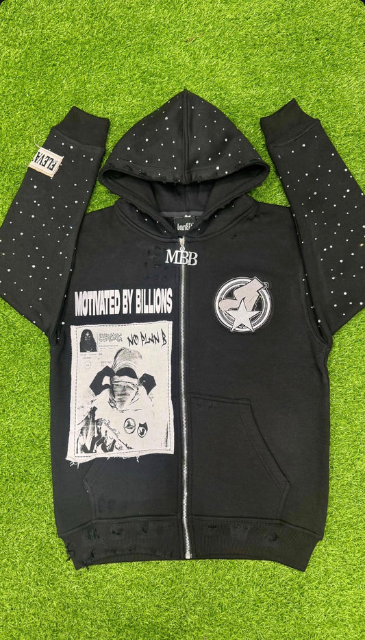 Black “no plan b” MBB jacket